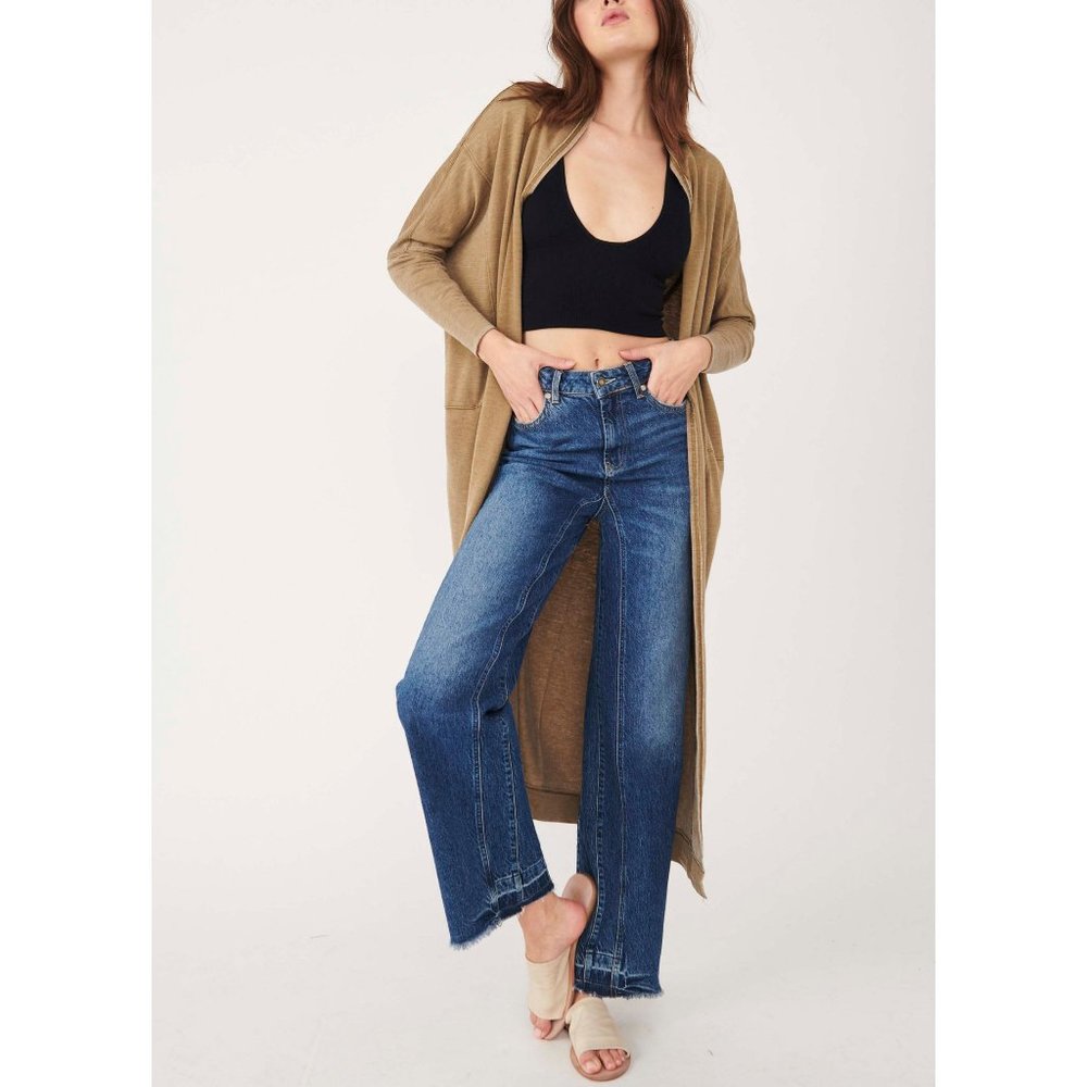 NWT Free People Cozy Cool Girl Cardigan / Olive